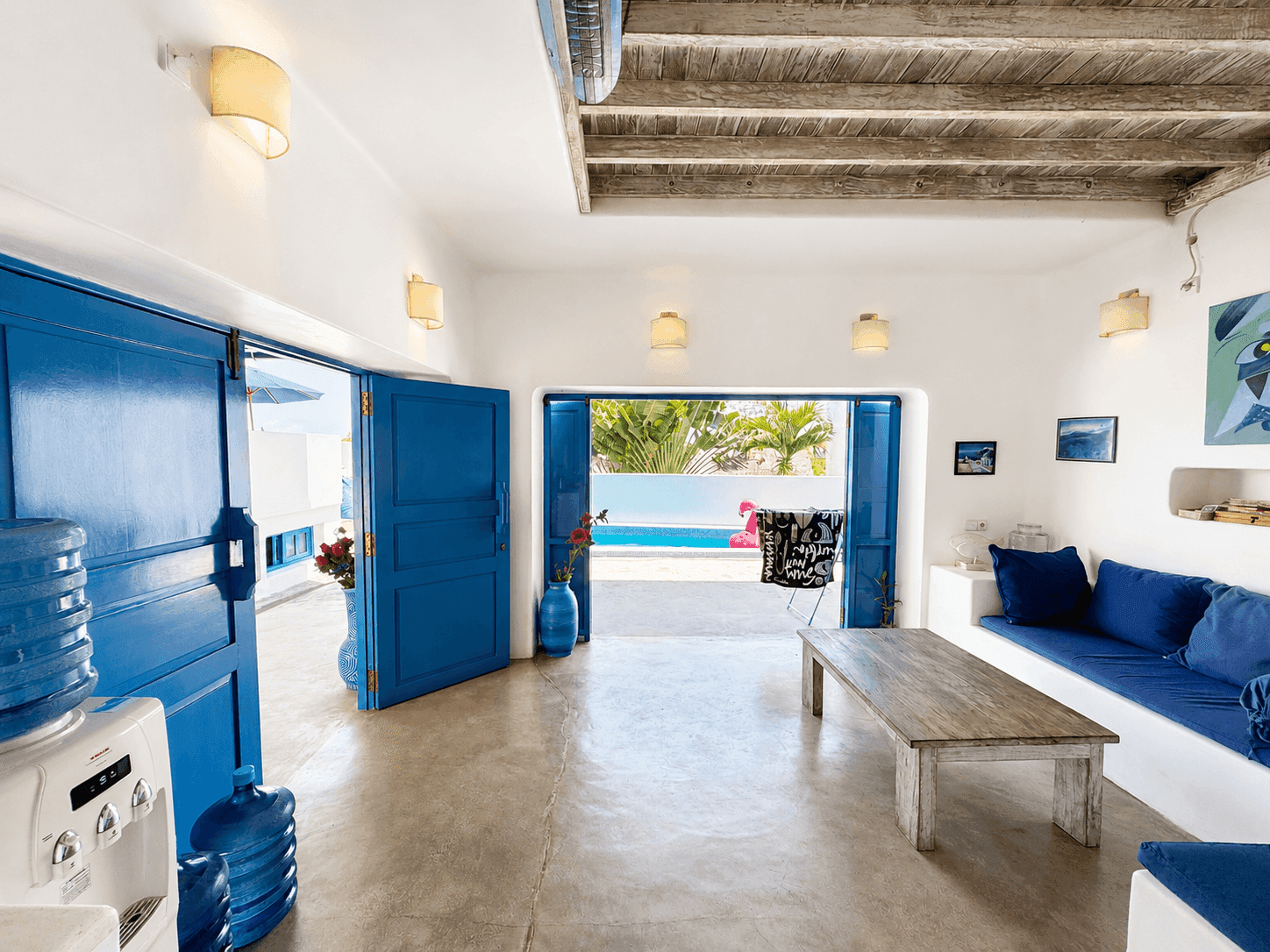 Bali Bio Villas — Santorini room